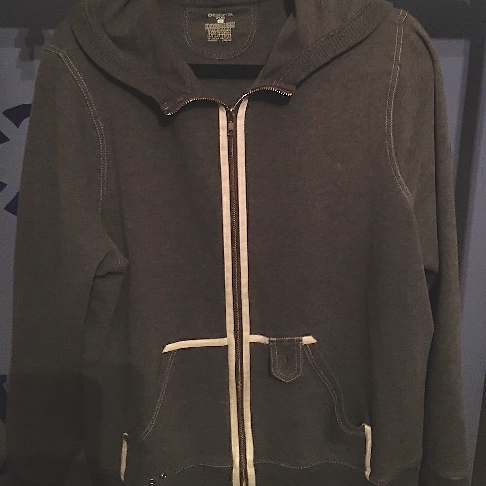 Jones New York Spirts Gray ZIP Jacket